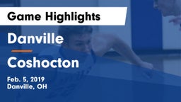 Danville  vs Coshocton  Game Highlights - Feb. 5, 2019