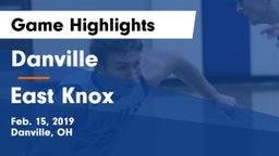 Danville  vs East Knox  Game Highlights - Feb. 15, 2019