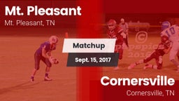 Matchup: Mt. Pleasant High vs. Cornersville  2017