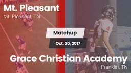 Matchup: Mt. Pleasant High vs. Grace Christian Academy 2017