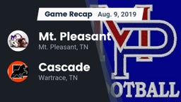 Recap: Mt. Pleasant  vs. Cascade  2019