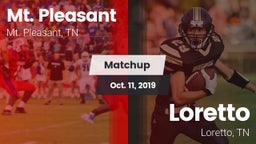 Matchup: Mt. Pleasant High vs. Loretto  2019