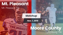Matchup: Mt. Pleasant High vs. Moore County  2019