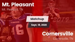 Matchup: Mt. Pleasant High vs. Cornersville  2020