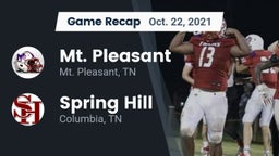 Recap: Mt. Pleasant  vs. Spring Hill  2021