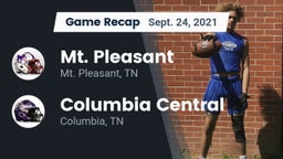 Recap: Mt. Pleasant  vs. Columbia Central  2021
