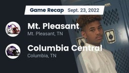 Recap: Mt. Pleasant  vs. Columbia Central  2022