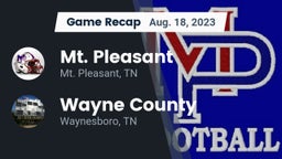 Recap: Mt. Pleasant  vs. Wayne County  2023