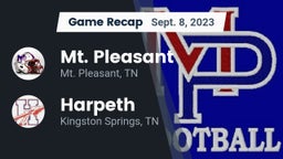 Recap: Mt. Pleasant  vs. Harpeth  2023