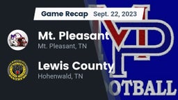 Recap: Mt. Pleasant  vs. Lewis County  2023