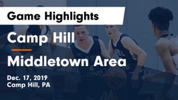 Camp Hill  vs Middletown Area  Game Highlights - Dec. 17, 2019