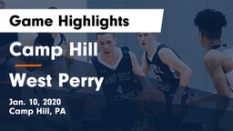 Camp Hill  vs West Perry  Game Highlights - Jan. 10, 2020