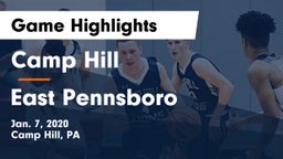 Camp Hill  vs East Pennsboro  Game Highlights - Jan. 7, 2020