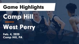 Camp Hill  vs West Perry  Game Highlights - Feb. 4, 2020