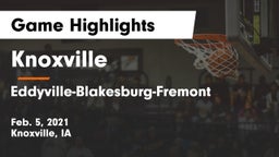 Knoxville  vs Eddyville-Blakesburg-Fremont Game Highlights - Feb. 5, 2021