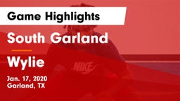 South Garland  vs Wylie  Game Highlights - Jan. 17, 2020