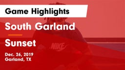 South Garland  vs Sunset  Game Highlights - Dec. 26, 2019