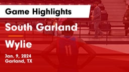 South Garland  vs Wylie  Game Highlights - Jan. 9, 2024