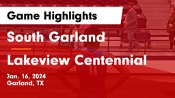 South Garland  vs Lakeview Centennial  Game Highlights - Jan. 16, 2024