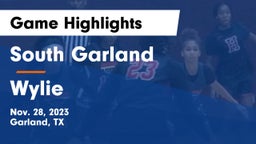 South Garland  vs Wylie  Game Highlights - Nov. 28, 2023