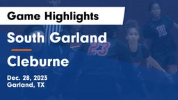 South Garland  vs Cleburne  Game Highlights - Dec. 28, 2023