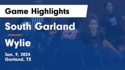 South Garland  vs Wylie  Game Highlights - Jan. 9, 2024