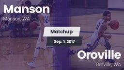 Matchup: Manson  vs. Oroville  2017