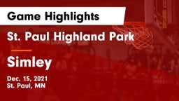 St. Paul Highland Park  vs Simley  Game Highlights - Dec. 15, 2021