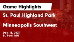 St. Paul Highland Park  vs Minneapolis Southwest  Game Highlights - Dec. 13, 2023