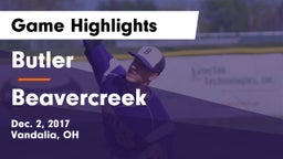 Butler  vs Beavercreek  Game Highlights - Dec. 2, 2017