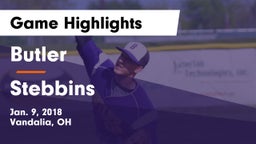 Butler  vs Stebbins  Game Highlights - Jan. 9, 2018