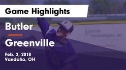 Butler  vs Greenville  Game Highlights - Feb. 2, 2018