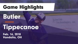 Butler  vs Tippecanoe Game Highlights - Feb. 16, 2018