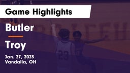 Butler  vs Troy  Game Highlights - Jan. 27, 2023