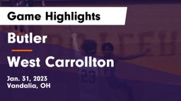 Butler  vs West Carrollton  Game Highlights - Jan. 31, 2023