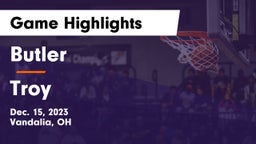 Butler  vs Troy  Game Highlights - Dec. 15, 2023
