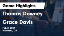 Thomas Downey  vs Grace Davis  Game Highlights - Feb 8, 2017