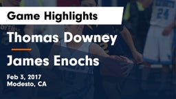 Thomas Downey  vs James Enochs  Game Highlights - Feb 3, 2017