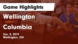Wellington  vs Columbia  Game Highlights - Jan. 8, 2019