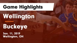 Wellington  vs Buckeye  Game Highlights - Jan. 11, 2019