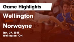 Wellington  vs Norwayne  Game Highlights - Jan. 29, 2019