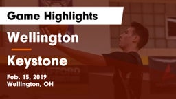 Wellington  vs Keystone  Game Highlights - Feb. 15, 2019
