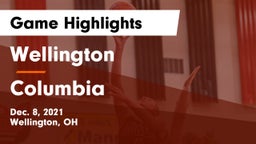 Wellington  vs Columbia  Game Highlights - Dec. 8, 2021