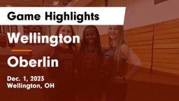 Wellington  vs Oberlin  Game Highlights - Dec. 1, 2023