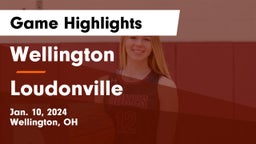 Wellington  vs Loudonville  Game Highlights - Jan. 10, 2024