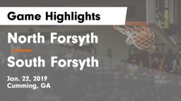 North Forsyth  vs South Forsyth Game Highlights - Jan. 22, 2019