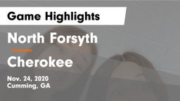 North Forsyth  vs Cherokee  Game Highlights - Nov. 24, 2020