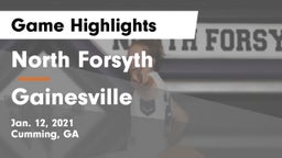 North Forsyth  vs Gainesville  Game Highlights - Jan. 12, 2021