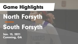 North Forsyth  vs South Forsyth  Game Highlights - Jan. 15, 2021