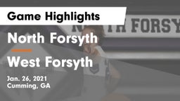 North Forsyth  vs West Forsyth  Game Highlights - Jan. 26, 2021